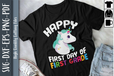 Unicorn First Day Of First Grade