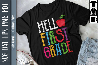 Hello 1st Grade Red Apple