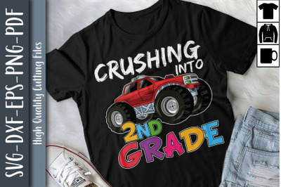 Crushing Into 2nd Grade Monster Truck