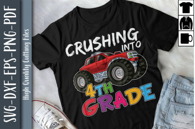 Crushing Into 4th Grade Monster Truck