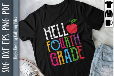 Hello 4th Grade Red Apple