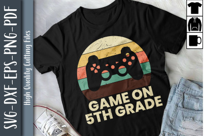 Game On 5th Grade Gamer Back to School