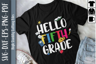 Hello 5th Grade Funny Back To School