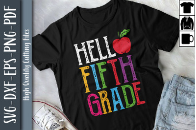 Hello 5th Grade Red Apple