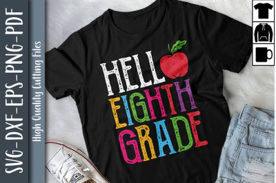 Hello 8th Grade Red Apple