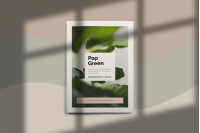 Pop Green - Brochure Template Indesign