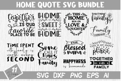 Home And Family SVG Bundle Vol - 1