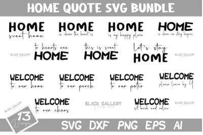 Home And Family SVG Bundle Vol - 2