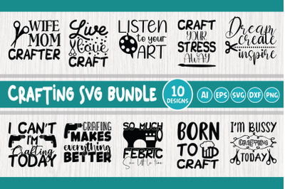 Crafting Quotes SVG Bundle Vol-2