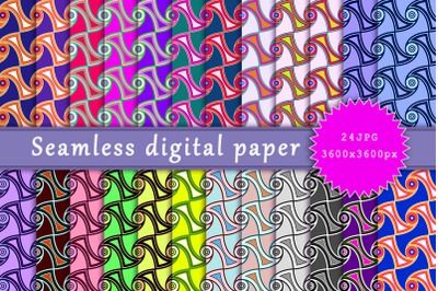 Seamless digital paper for textiles and scrapbooking