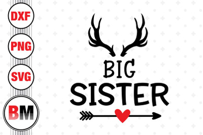 Big Sister SVG, PNG, DXF Files