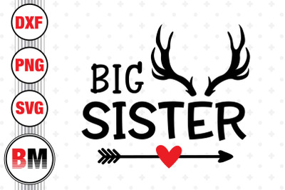 Big Sister SVG, PNG, DXF Files