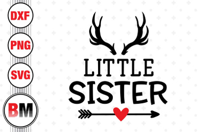 Little Sister SVG, PNG, DXF Files