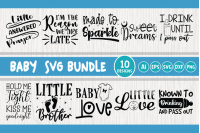 Baby Quotes SVG Bundle Vol - 1