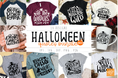 Halloween SVG Quotes Bundle Vol 4