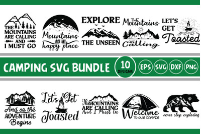 Camping SVG Bundle Vol.3