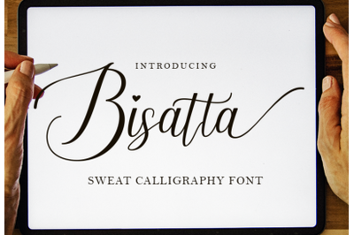 Bisatta| Calligraphy Font