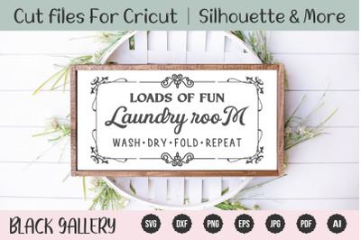 Laundry Room Svg