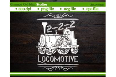 classic 2-2-2 steam locomotive |Victorian train