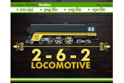 2 6 2 steam locomotive | train engine