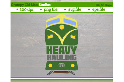 green diesel train engine | heavy hauling