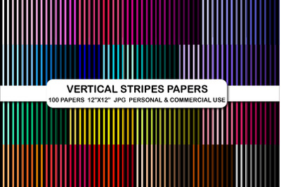Stripes digital papers Vertical lines Striped pattern paper