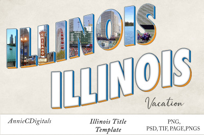Illinois Photo Title and Template