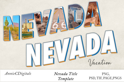 Nevada Photo Title and Template