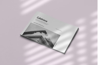 Calatrava - Landscape Brochure Template Indesign