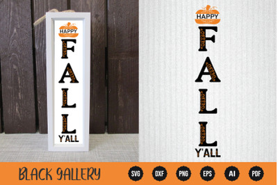 Happy Fall Y&#039;all - Fall Porch Sign