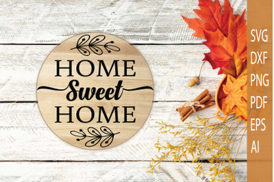 Christmas Door Sign | Home Sweet Home