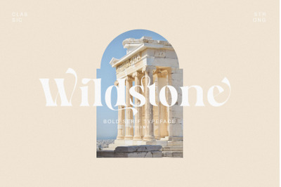 Wildstone - Ligature Serif Typeface