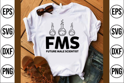 fms future male scientist svg cut file