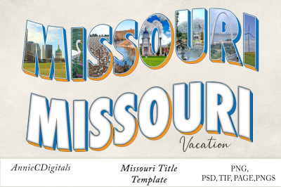 Missouri Photo Title and Template