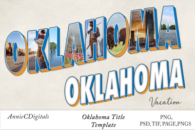Oklahoma Photo Title and Template