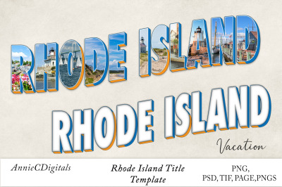 Rhode Island Photo Title and Template