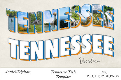 Tennessee Photo Title and Template