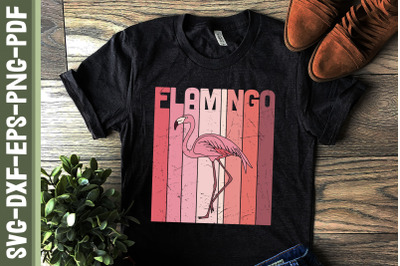 Pink Flamingo Lover Bird Vintage Animal