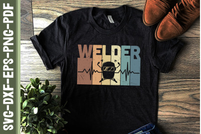 Welder Heartbeat Welders Retro Vintage