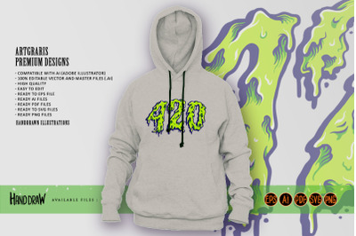 420 Cannabis Melt Typeface