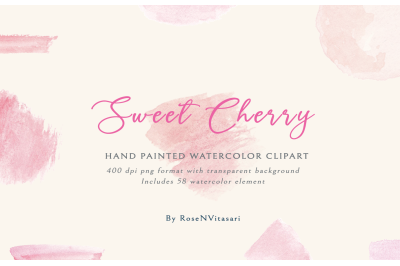 Sweet Cherry - Watercolor