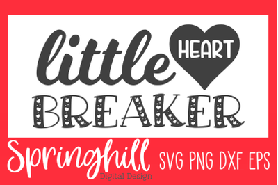 Little Heart Breaker SVG PNG DXF &amp; EPS Cutting Files