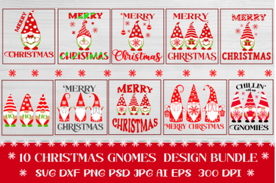 Christmas Gnomes SVG Bundle. Gnomes SVG. Christmas Bundle.