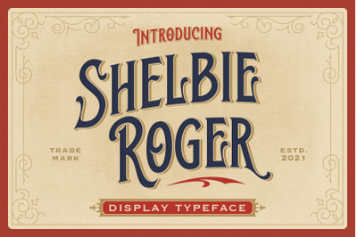 Shelbie Roger - Vintage Display Font