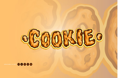 Cookie Biscuit Typeface Font Cartoon