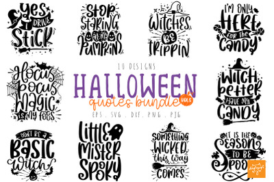 Halloween Quotes SVG Bundle Vol 5