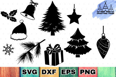 Christmas SVG Cut Files Pack 1