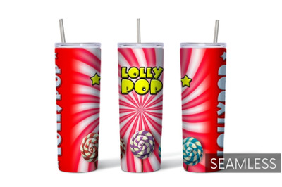 Lolly Pop Tumbler Sublimation