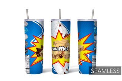 Waffles Tumbler Sublimation