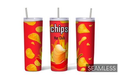 Chips Tumbler Sublimation